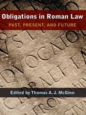 cover image of Obligations in Roman Law